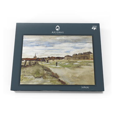 Bleaching Ground at Scheveningen (1882) by Vincent van Gogh 100 Puzzle Schachtel Ansicht3