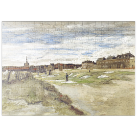 Darstellung des Puzzle-Motivs Bleaching Ground at Scheveningen (1882) by Vincent van Gogh – Puzzleteile: 200