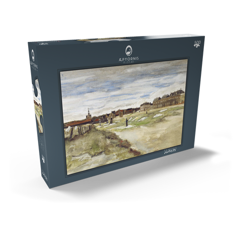 Bleaching Ground at Scheveningen (1882) by Vincent van Gogh 500 Puzzle Schachtel Ansicht2