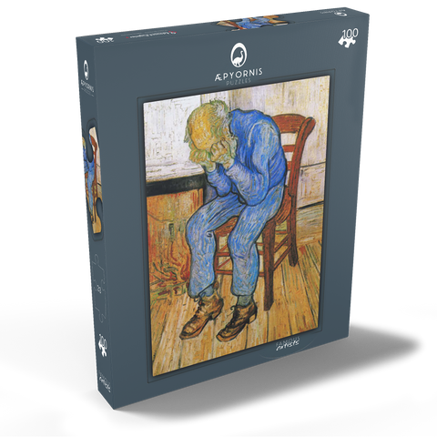 Vincent van Gogh's At Eternity's Gate (1890) 100 Puzzle Schachtel Ansicht2