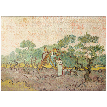 puzzleplate Women Picking Olives (1889) by Vincent van Gogh 1000 Puzzle