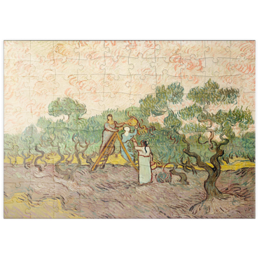 puzzleplate Women Picking Olives (1889) by Vincent van Gogh 100 Puzzle