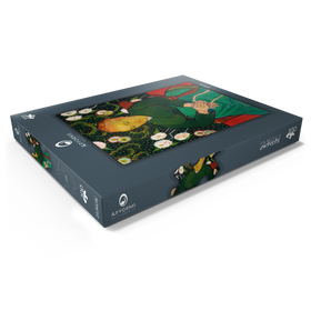 Darstellung des Puzzle Motivs The Berceuse, Woman Rocking a Cradle (1889) by Vincent van Gogh - Puzzleteile: 100