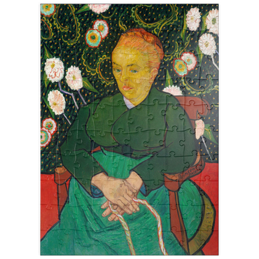 puzzleplate The Berceuse, Woman Rocking a Cradle (1889) by Vincent van Gogh 100 Puzzle