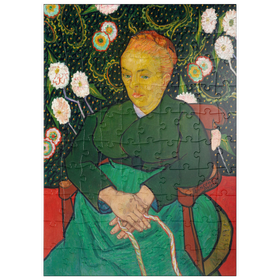 Darstellung des Puzzle Motivs The Berceuse, Woman Rocking a Cradle (1889) by Vincent van Gogh - Puzzleteile: 100