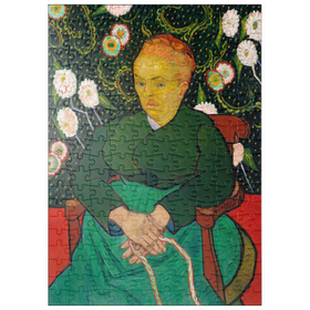 Darstellung des Puzzle-Motivs The Berceuse, Woman Rocking a Cradle (1889) by Vincent van Gogh – Puzzleteile: 200