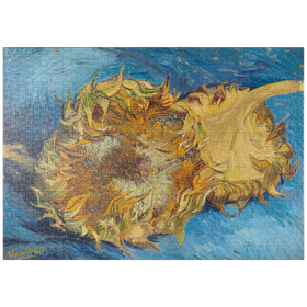 Darstellung des Puzzle-Motivs Sunflowers (1887) by Vincent van Gogh – Puzzleteile: 1000