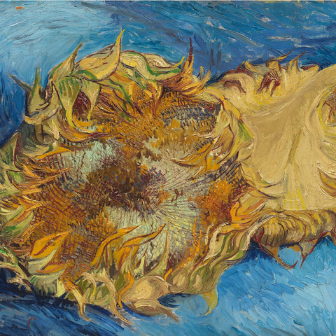 Sunflowers (1887) by Vincent van Gogh 1000 Puzzle 3D Modell