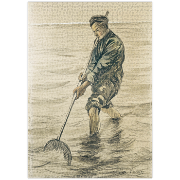 puzzleplate The Shell Fisherman (Schelpenvisser, 1863–1890) by Vincent van Gogh 1000 Puzzle