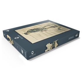 Darstellung des Puzzle Motivs The Shell Fisherman (Schelpenvisser, 1863-1890) by Vincent van Gogh - Puzzleteile: 100