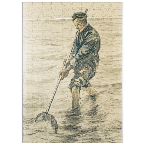puzzleplate The Shell Fisherman (Schelpenvisser, 1863–1890) by Vincent van Gogh 200 Puzzle