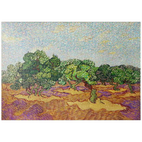 puzzleplate Olive Trees (1889) by Vincent van Gogh 1000 Puzzle