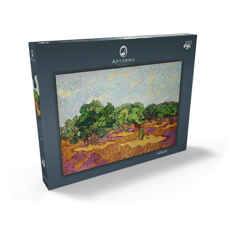 Olive Trees (1889) by Vincent van Gogh 100 Puzzle Schachtel Ansicht2