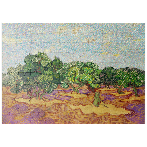 puzzleplate Olive Trees (1889) by Vincent van Gogh 100 Puzzle