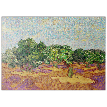 puzzleplate Olive Trees (1889) by Vincent van Gogh 200 Puzzle