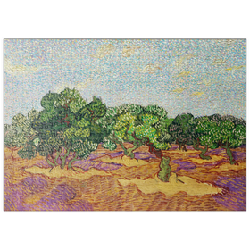 Darstellung des Puzzle Motivs Olive Trees (1889) by Vincent van Gogh - Puzzleteile: 500