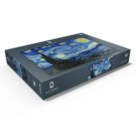 Alternative Darstellung des Puzzle-Motivs The Starry Night (1889) by Vincent van Gogh – Puzzleteile: 1000