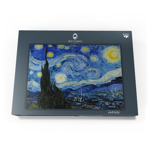 The Starry Night (1889) by Vincent van Gogh 1000 Puzzle Schachtel Ansicht3