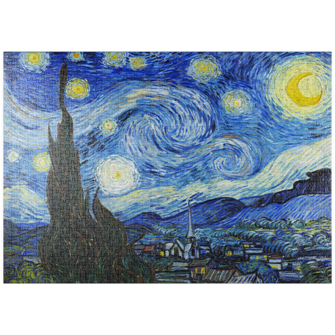 puzzleplate The Starry Night (1889) by Vincent van Gogh 1000 Puzzle