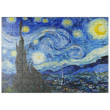 puzzleplate The Starry Night (1889) by Vincent van Gogh 100 Puzzle