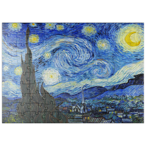 puzzleplate The Starry Night (1889) by Vincent van Gogh 100 Puzzle