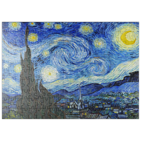 Darstellung des Puzzle-Motivs The Starry Night (1889) by Vincent van Gogh – Puzzleteile: 200