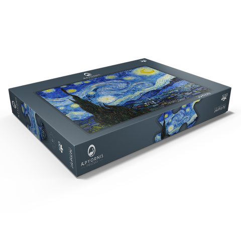 The Starry Night (1889) by Vincent van Gogh 500 Puzzle Schachtel Ansicht1