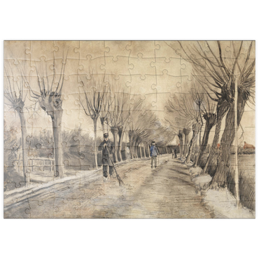 puzzleplate Road in Etten (1881) by Vincent van Gogh 100 Puzzle