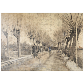 Darstellung des Puzzle-Motivs Road in Etten (1881) by Vincent van Gogh – Puzzleteile: 200