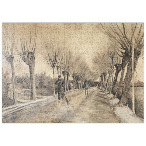 puzzleplate Road in Etten (1881) by Vincent van Gogh 500 Puzzle