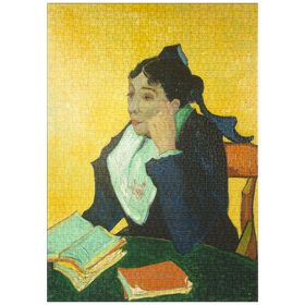 Darstellung des Puzzle-Motivs Madame Joseph-Michel Ginoux (1888-1889) by Vincent van Gogh – Puzzleteile: 1000