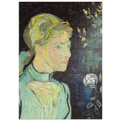 puzzleplate Adeline Ravoux (1890) by Vincent van Gogh 100 Puzzle