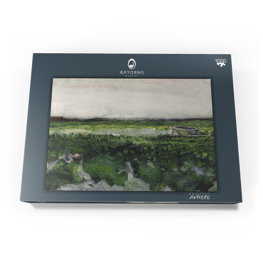 Landscape with Wheelbarrow (1883) by Vincent van Gogh 1000 Puzzle Schachtel Ansicht3