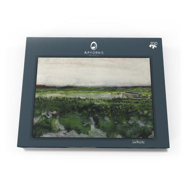 Landscape with Wheelbarrow (1883) by Vincent van Gogh 100 Puzzle Schachtel Ansicht3