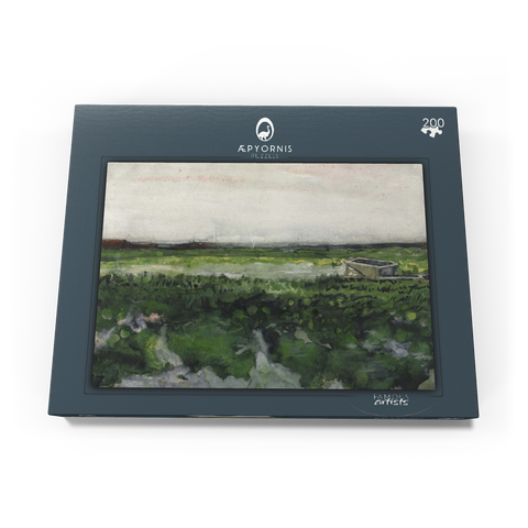 Landscape with Wheelbarrow (1883) by Vincent van Gogh 200 Puzzle Schachtel Ansicht3