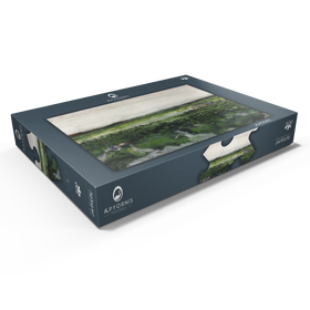 Darstellung des Puzzle Motivs Landscape with Wheelbarrow (1883) by Vincent van Gogh - Puzzleteile: 500