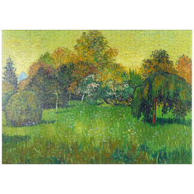Darstellung des Puzzle-Motivs The Poet's Garden (1888) by Vincent van Gogh – Puzzleteile: 1000