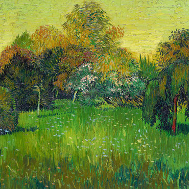 The Poet's Garden (1888) by Vincent van Gogh 1000 Puzzle 3D Modell