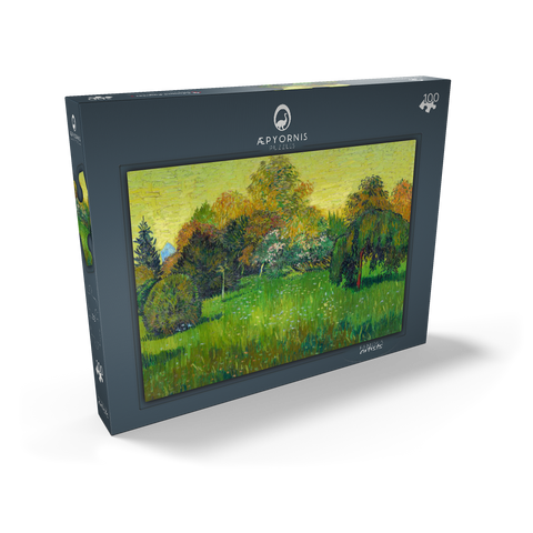 The Poet's Garden (1888) by Vincent van Gogh 100 Puzzle Schachtel Ansicht2