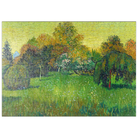 Darstellung des Puzzle-Motivs The Poet's Garden (1888) by Vincent van Gogh – Puzzleteile: 500