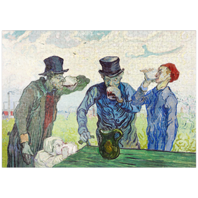 Darstellung des Puzzle-Motivs The Drinkers (1890) by Vincent van Gogh – Puzzleteile: 1000