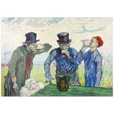 puzzleplate The Drinkers (1890) by Vincent van Gogh 1000 Puzzle