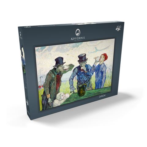 The Drinkers (1890) by Vincent van Gogh 100 Puzzle Schachtel Ansicht2