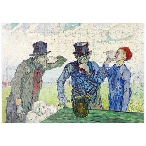 puzzleplate The Drinkers (1890) by Vincent van Gogh 200 Puzzle