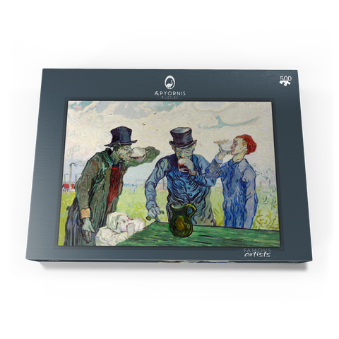 The Drinkers (1890) by Vincent van Gogh 500 Puzzle Schachtel Ansicht3