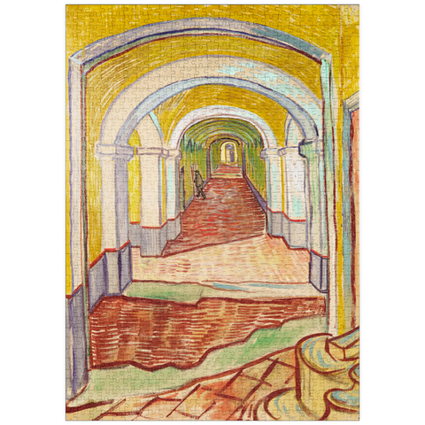 puzzleplate Corridor in the Asylum (1889) by Vincent van Gogh 1000 Puzzle