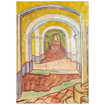 puzzleplate Corridor in the Asylum (1889) by Vincent van Gogh 100 Puzzle