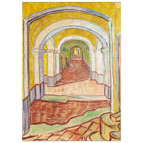 puzzleplate Corridor in the Asylum (1889) by Vincent van Gogh 100 Puzzle