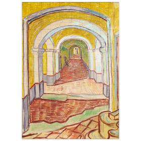 Darstellung des Puzzle Motivs Corridor in the Asylum (1889) by Vincent van Gogh - Puzzleteile: 100