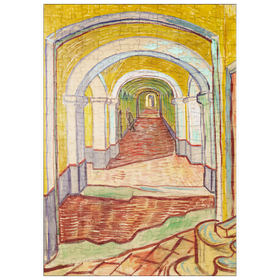 Darstellung des Puzzle-Motivs Corridor in the Asylum (1889) by Vincent van Gogh – Puzzleteile: 200